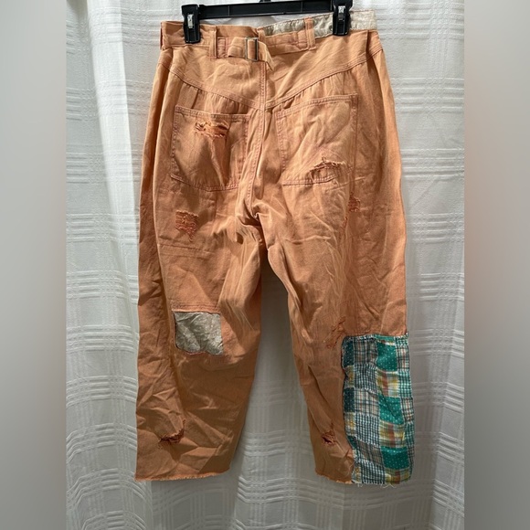 POL bohemian patchwork cropped ankle pants - Picture 4 of 15